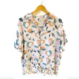 RACHEL ZOE Linen Top